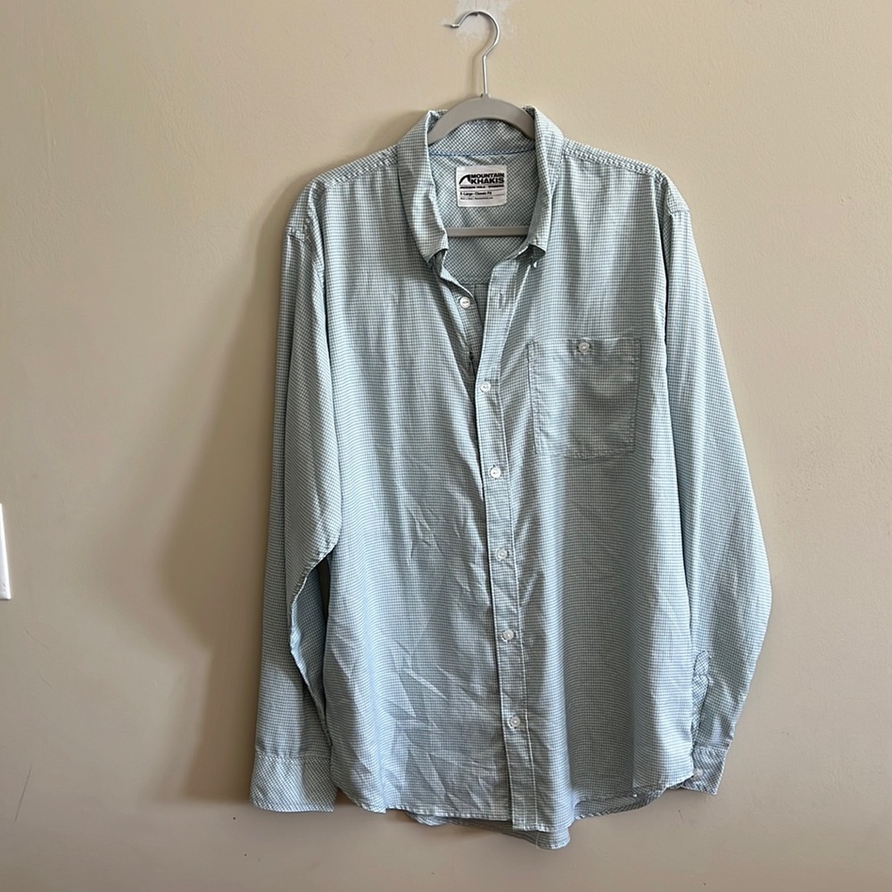 Men’s XL Mountain Khakis Classic Fit Button Down